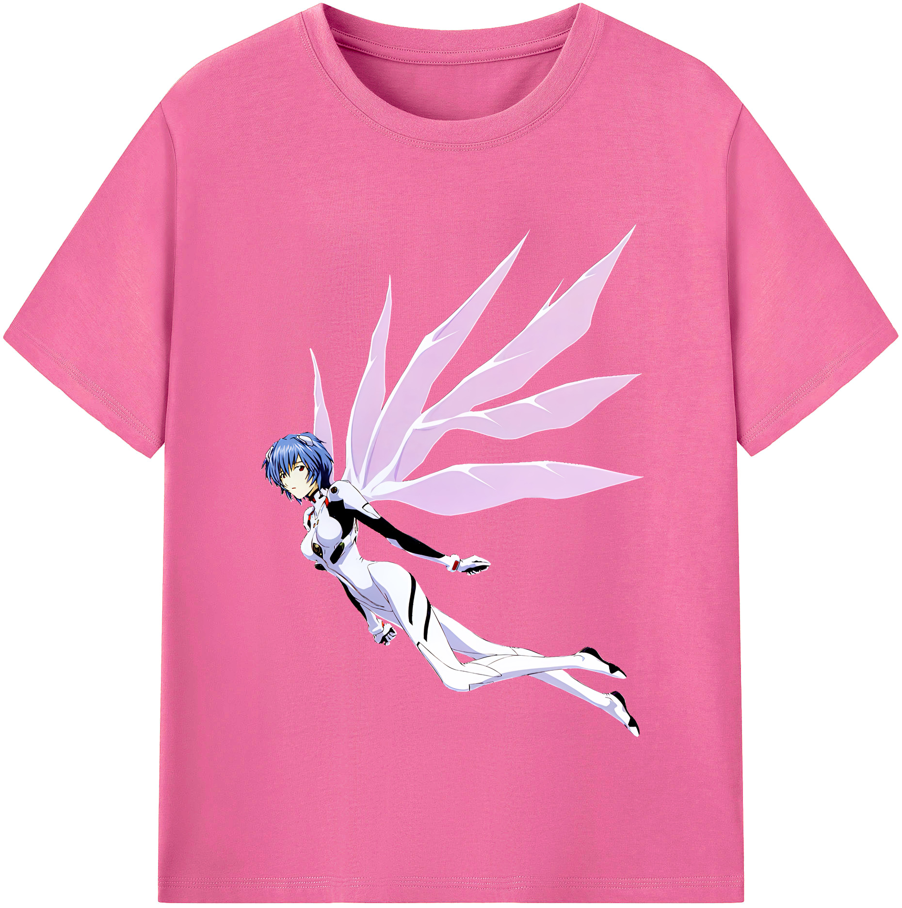 （画像用） EVA 新世紀エヴァンゲリオン レディースカジュアルプリントTシャツ（綿100％）